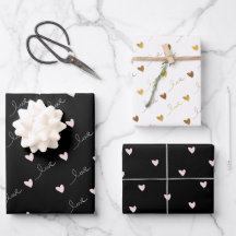 Schattige harten & liefdesschrift Valentijnsdag go