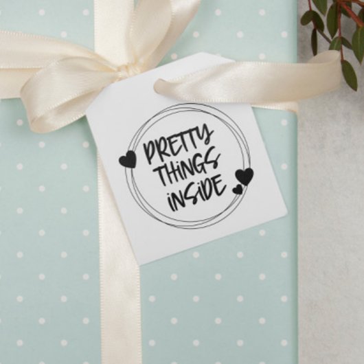 Schattige Harten Mooie Dingen Binnen Rubberstempel