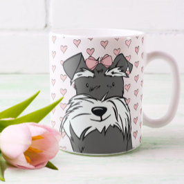 Schattige Harten Schnauzer Koffiemok