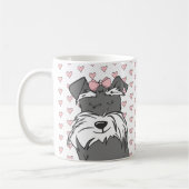 Schattige Harten Schnauzer Koffiemok (Links)
