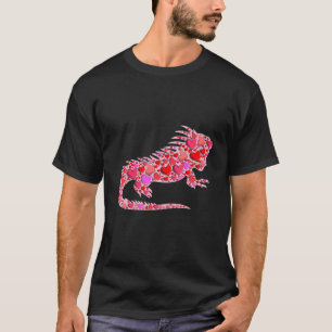 Schattige Hartjes Leguaan Grappige Dierenliefhebbe T-shirt