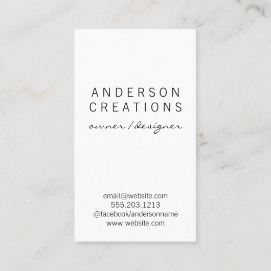 Schattige hartpatroon lederen strepen visitekaartje (Achterkant)