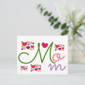 Schattige hartslag briefkaart (Staand voorkant)