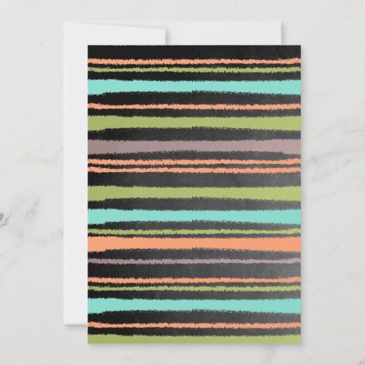 Schattige Hatching Baby Dino Chalkboard Baby showe Kaart (Achterkant)