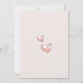 Schattige Hatching Flamingo Baby shower Kaart (Achterkant)