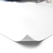 Schattige Havanees Hondenportret in Waterverf Poster (Hoek)