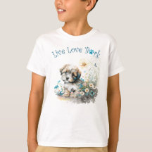 Schattige Havanese Hond Bloemen