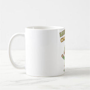 Schattige Have a Jolly Christmas Elf Doodle Koffiemok