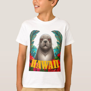 Schattige Hawaiiaanse monniksrob T-shirt