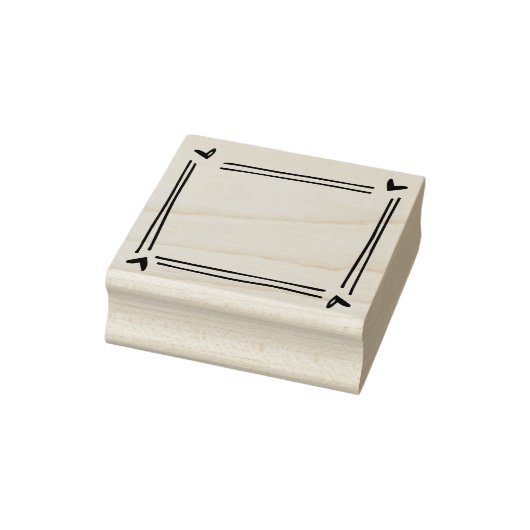 Schattige Heart Journal Rubberstempel (Stempel)