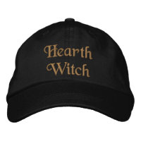 Schattige Hearth Witchcraft Quote Brons Zwart