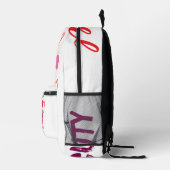 Schattige Hearts & Butterflies Roze Rugzak met Str (Rechts)