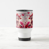 Schattige Hearts Highland Koe Valentijnse Reisbeker (Center)