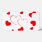 Schattige Hearts - mooie girly Case-Mate iPhone Case (Achterkant (horizontaal))