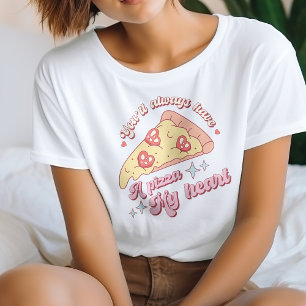 Schattige heb je altijd een Pizza My Heart T-shirt