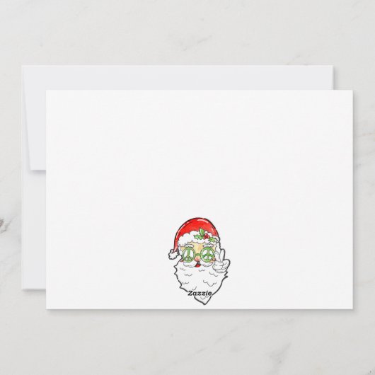 Schattige heb jezelf een groovy kleine kerstfoto feestdagenkaart (Achterkant)