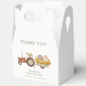 Schattige Hedgehog Boerderij Tractor Baby shower Bedankdoosjes (Open)
