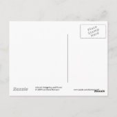 Schattige Hedgehog Holding Flower Briefkaart (Achterkant)