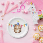 Schattige Hedgehog kinderverjaardagsfeest Papieren Bordje (Feest)