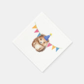 Schattige Hedgehog kinderverjaardagsfeest Servet (Hoek)