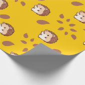 Schattige Hedgehog Seamless Wrapping Paper voor he Cadeaupapier (Hoek)