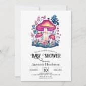 Schattige Heerlijk Paddestoel Baby shower Kaart (Voorkant)