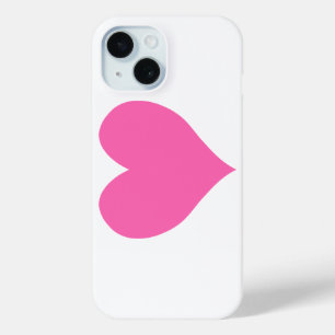 Schattige heet roze hart iPhone 15 case