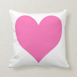 Schattige heet roze hart kussen