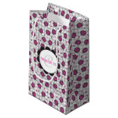 Schattige Heet Roze & Zwart Lieveheersbeestje Teke Klein Cadeauzakje (Voorkant Gekanteld)