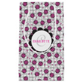 Schattige Heet Roze & Zwart Lieveheersbeestje Teke Klein Cadeauzakje (Voorkant)