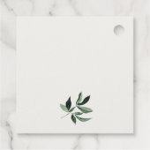 Schattige Heilige Koe Bladblad Pastel Neutraal Bab Bedankjes Labels (Achterkant)