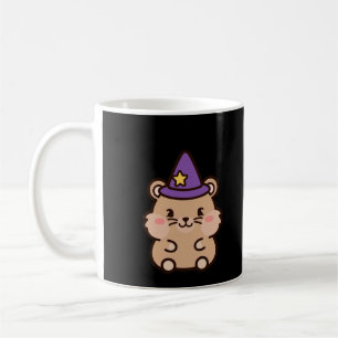 Schattige Heks Hamster Halloween Koffiemok