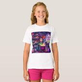 Schattige heksenbrouwen t-shirt (Voorkant volledig)