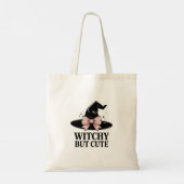 Schattige Hekserige Halloween Tote Bag (Achterkant)