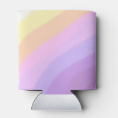 schattige heldere neonborstels eenhoorn kleuren blikjeskoeler (Achterkant)