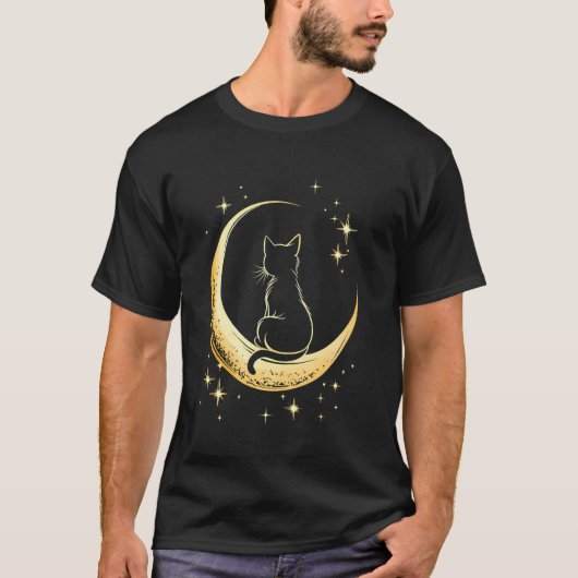 Schattige Hemelse Kat T-shirt (Voorkant)