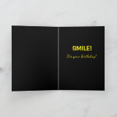 Schattige herdermix verjaardagshond kaart (Binnen)