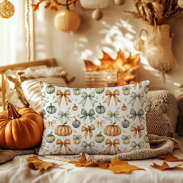 Schattige Herfst boog patroon Accent Kussen