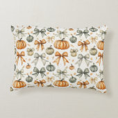 Schattige Herfst boog patroon Accent Kussen (Achterkant)