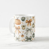 Schattige Herfst boog patroon Koffiemok (Voorkant links)