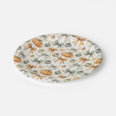 Schattige Herfst boog patroon Papieren Bordje (Gekanteld)