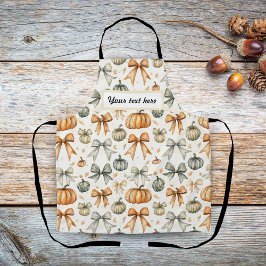 Schattige Herfst boog patroon Schort