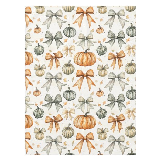 Schattige Herfst boog patroon Tafelkleed (Voorkant)
