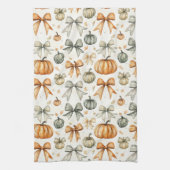 Schattige Herfst boog patroon Theedoek (Verticaal)