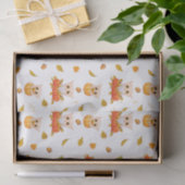 Schattige Herfst Eigendom Tissuepapier (Geschenk)