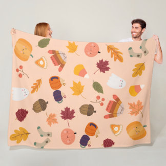 Schattige Herfst Fleece Deken