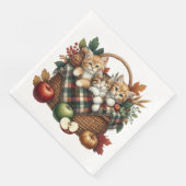 SCHATTIGE HERFST HERFST THEMA KITTENS & KATTEN SERVET (Hoek)