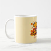 Schattige herfst hond liefhebber koffiemok (Links)