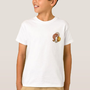 Schattige Herfst Konijn Kinderen T-shirt