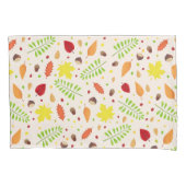 Schattige herfst met kleurrijke bladeren en noten kussensloop (Voorkant)